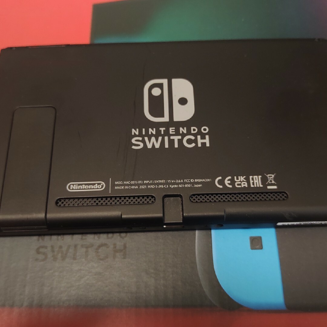 Nintendo Switch(ニンテンドースイッチ)のNintendo Switch JOY-CON(L) ネオンブルー/(R) ネ… エンタメ/ホビーのゲームソフト/ゲーム機本体(家庭用ゲーム機本体)の商品写真