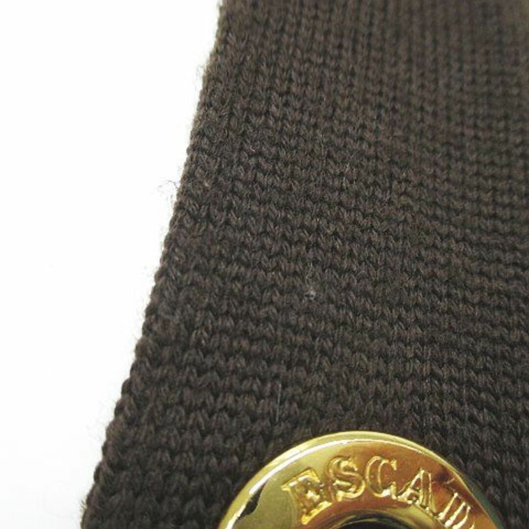 ESCADA(エスカーダ)のエスカーダ ESCADA 長袖 カーディガン ニット ミディアム丈 38 茶 毛 レディースのトップス(カーディガン)の商品写真