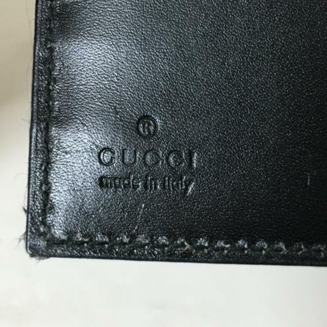Gucci(グッチ)のGUCCI(グッチ) 手帳 - 黒 レザー レディースのファッション小物(その他)の商品写真