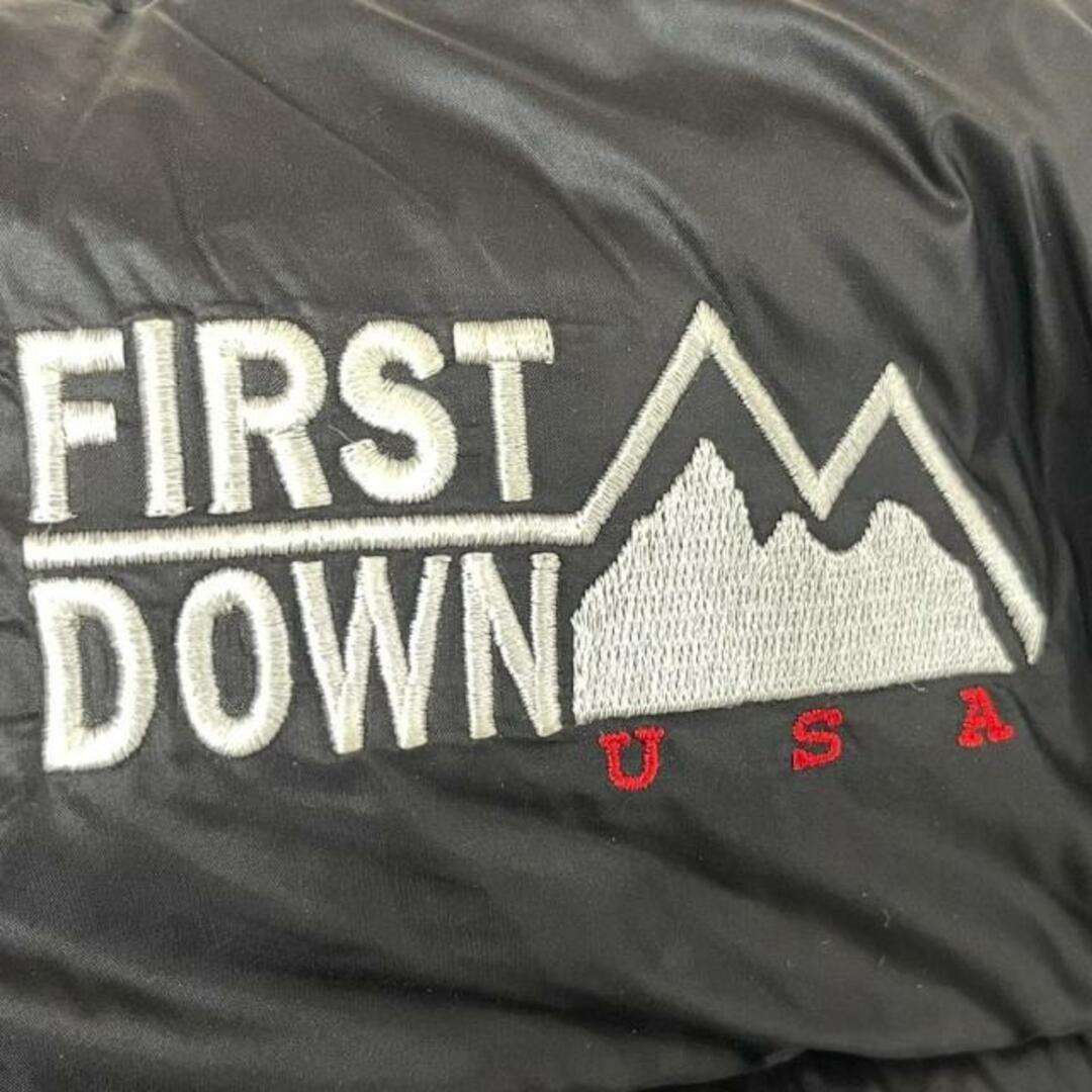 FIRSTDOWN(ファーストダウン) ダウンジャケット サイズ2XL 2XL メンズ - 白×黒 長袖/リバーシブル/冬 メンズのジャケット/アウター(ダウンジャケット)の商品写真