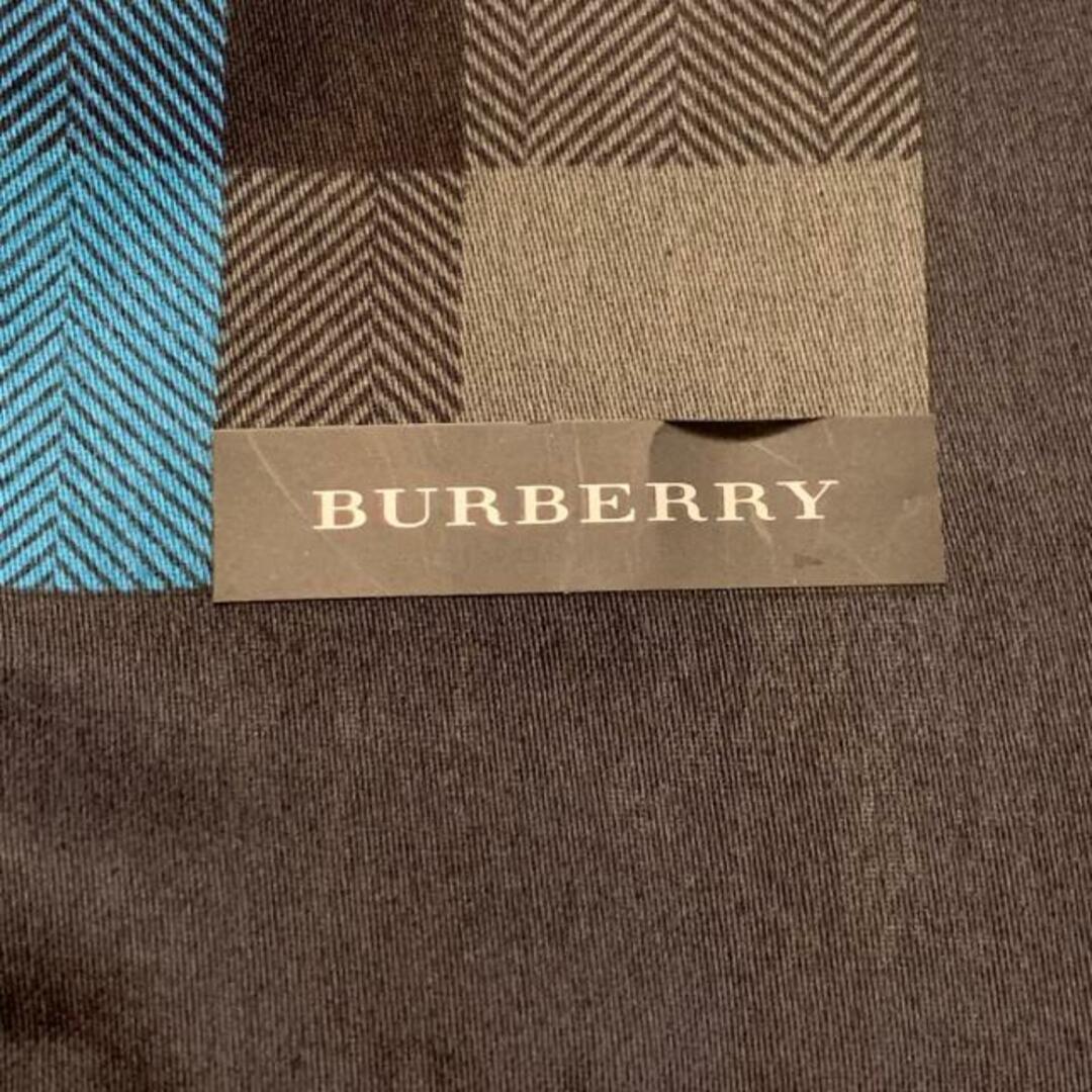 BURBERRY(バーバリー)のBurberry(バーバリー) ハンカチ美品  - 黒×ボルドー×マルチ レディースのファッション小物(ハンカチ)の商品写真