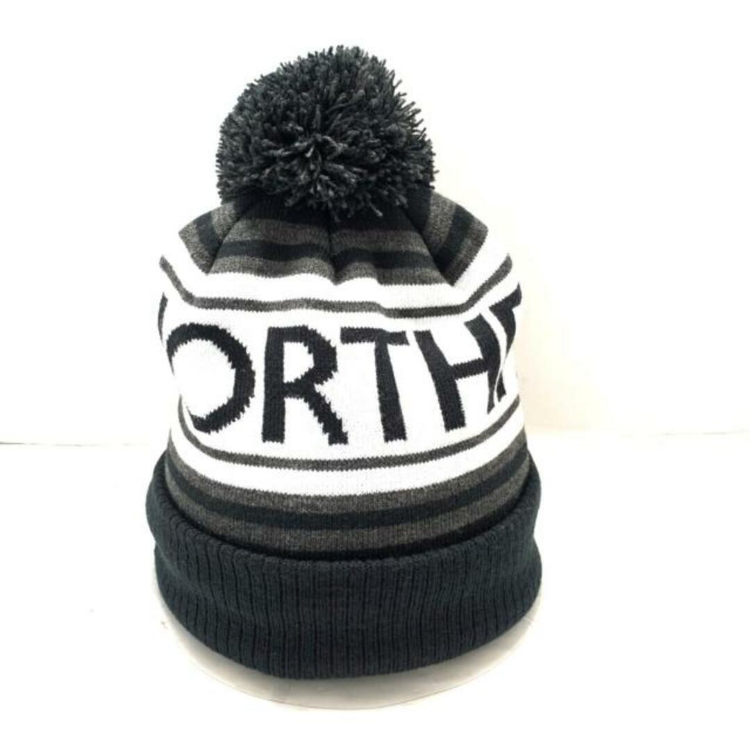 THE NORTH FACE(ザノースフェイス)のTHE NORTH FACE(ノースフェイス) ニット帽 - 黒×白 アクリル レディースの帽子(ニット帽/ビーニー)の商品写真