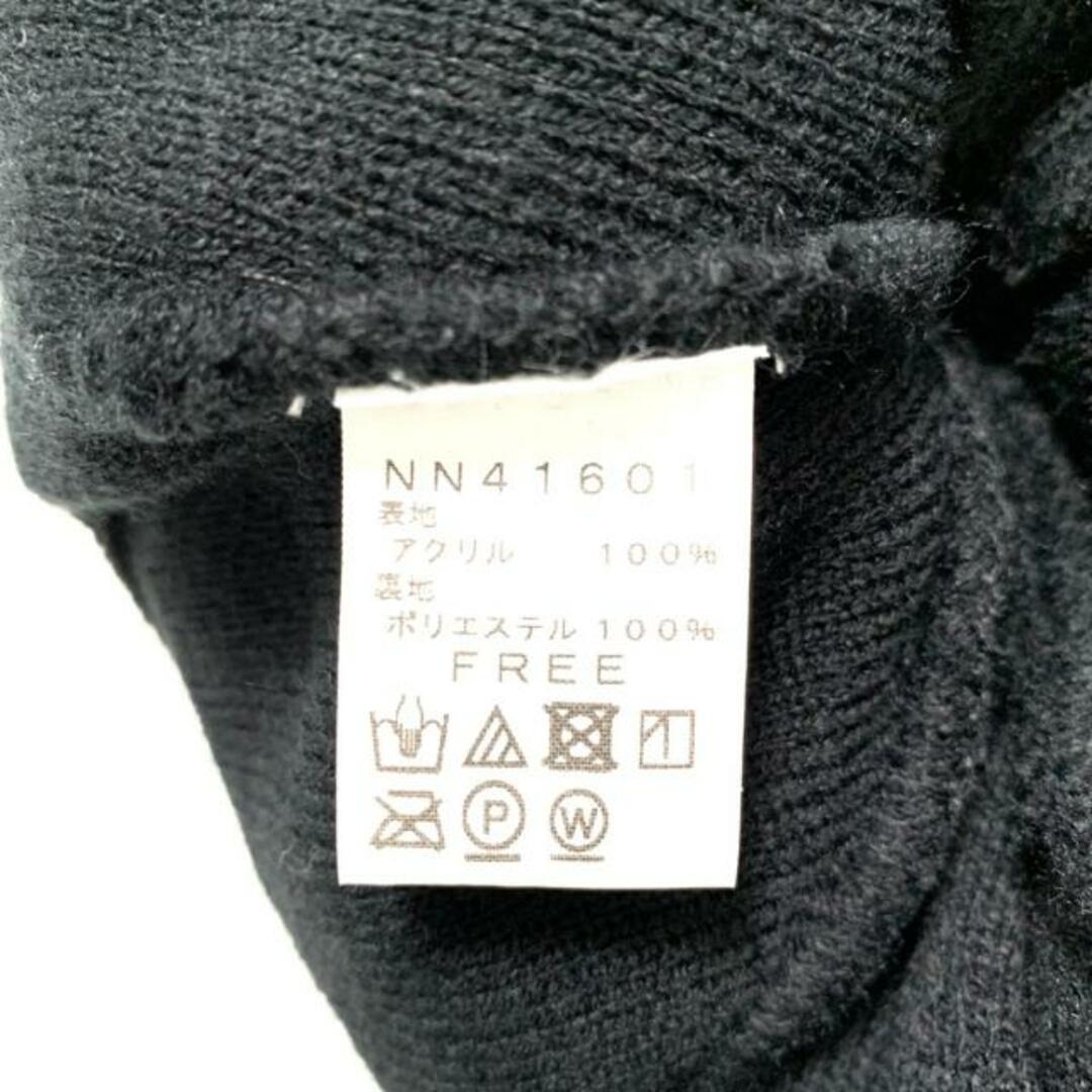 THE NORTH FACE(ザノースフェイス)のTHE NORTH FACE(ノースフェイス) ニット帽 - 黒×白 アクリル レディースの帽子(ニット帽/ビーニー)の商品写真