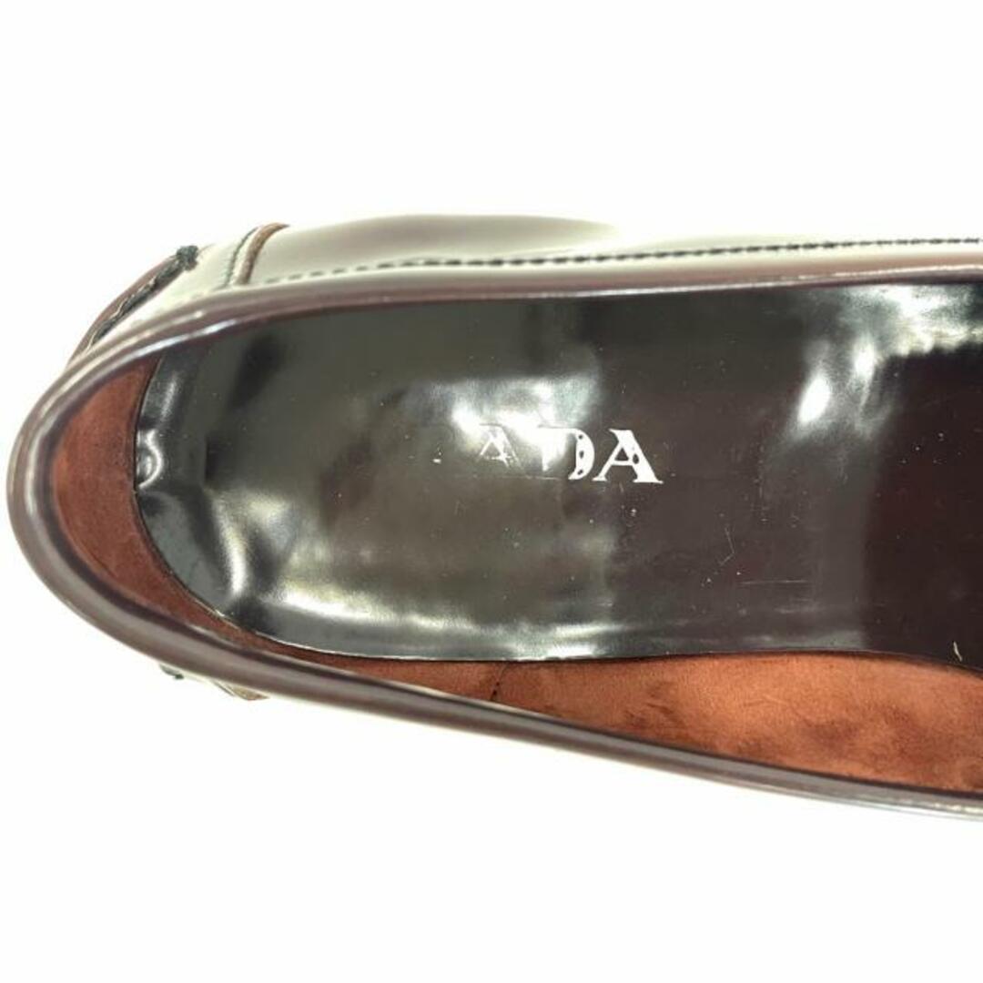 PRADA(プラダ)のPRADA(プラダ) ローファー 35 1/2 レディース - ダークブラウン レザー レディースの靴/シューズ(ローファー/革靴)の商品写真