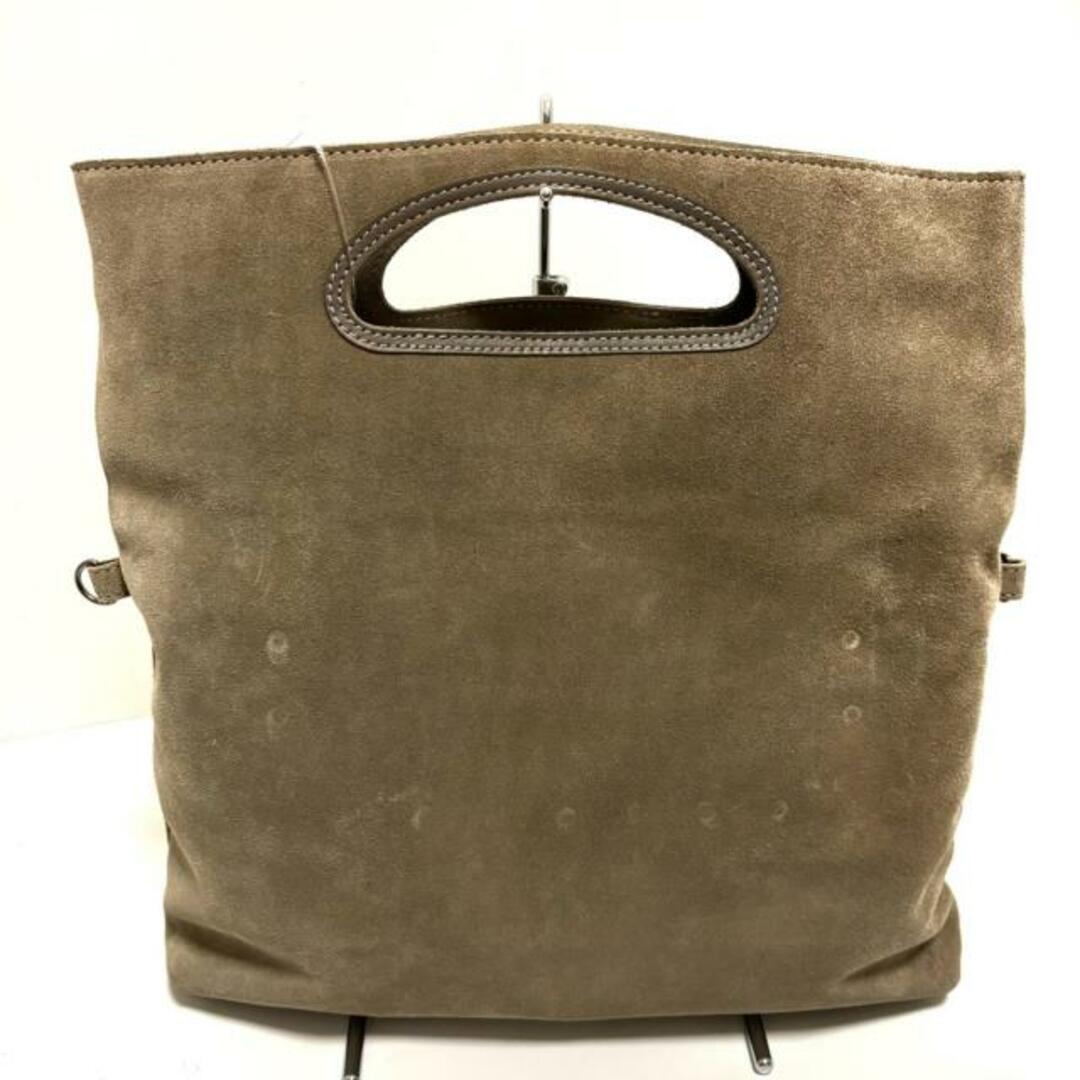 MARGARET HOWELL(マーガレットハウエル)のMargaretHowell(マーガレットハウエル) トートバッグ - グレーベージュ idea スエード レディースのバッグ(トートバッグ)の商品写真