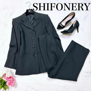 ■SHIFONERY シフォネリ パンツセットアップ ストライプ 11AR(スーツ)