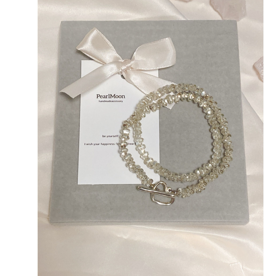 NC1 beads necklace ビーズネックレス ハンドメイドのアクセサリー(ネックレス)の商品写真