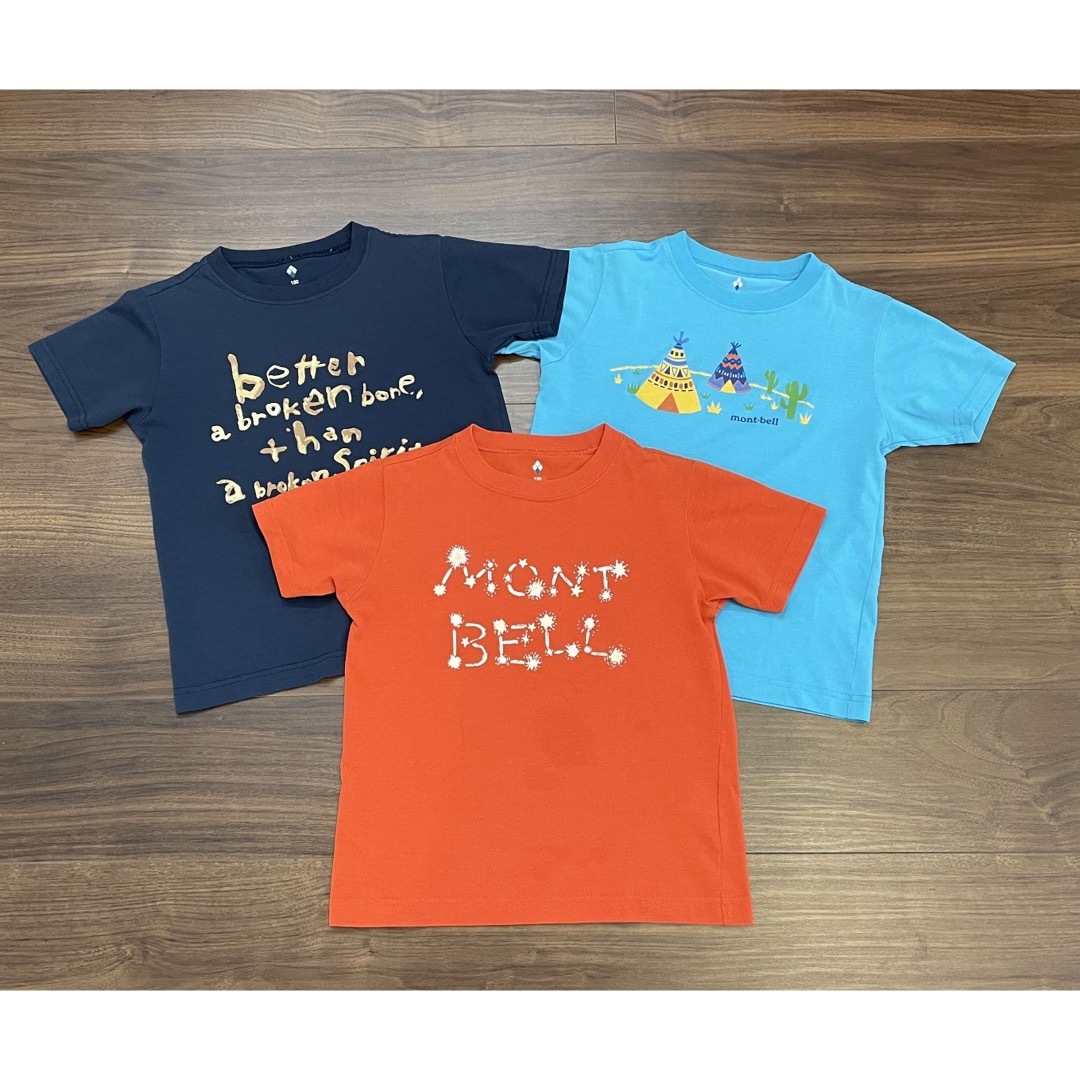 mont bell(モンベル)のTシャツ キッズ/ベビー/マタニティのキッズ服男の子用(90cm~)(Tシャツ/カットソー)の商品写真