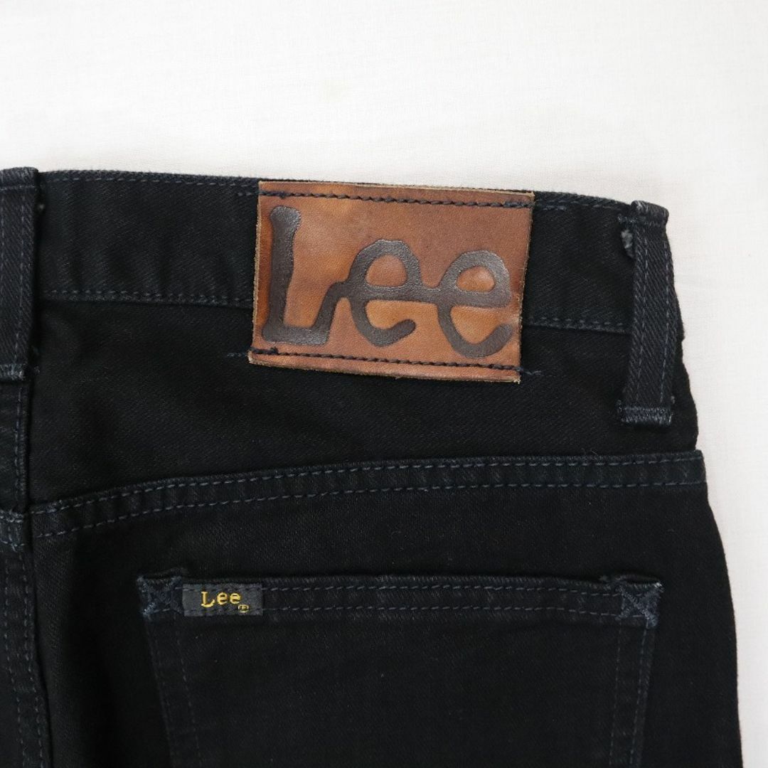 Lee(リー)のLee ビームス別注 ブラックストレートジーンズ 95556 スキニーデニム28 メンズのパンツ(デニム/ジーンズ)の商品写真