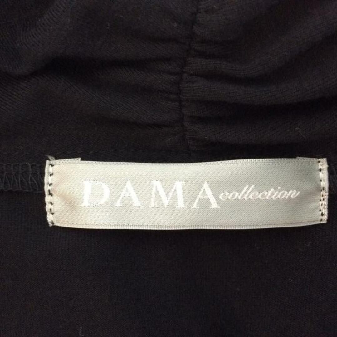 DAMAcollection(ダーマコレクション) ワンピース サイズL レディース - 黒×白 七分袖/ひざ丈 レディースのワンピース(その他)の商品写真