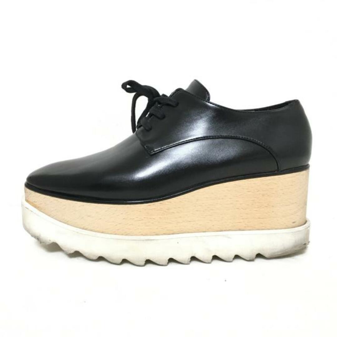 Stella McCartney(ステラマッカートニー)のstellamccartney(ステラマッカートニー) シューズ 37 1/2 レディース - 黒 合皮 レディースの靴/シューズ(その他)の商品写真