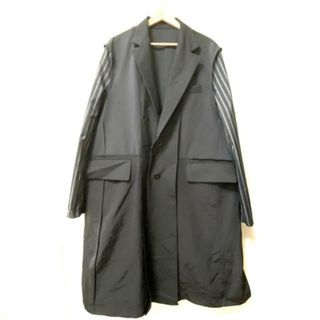 sacai - Sacai(サカイ) コート サイズ2 M メンズ - 24-03264M 黒×カーキ 長袖/ストライプ/春