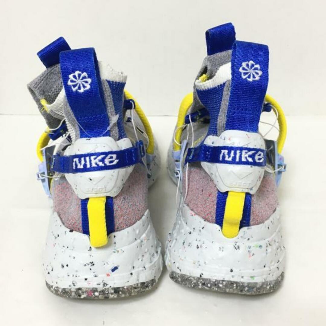 NIKE(ナイキ)のNIKE(ナイキ) スニーカー 24.5 レディース スペースヒッピー 03 CQ3989-003 ライトグレー×イエロー×マルチ ハイカット 化学繊維 レディースの靴/シューズ(スニーカー)の商品写真