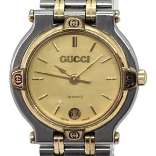 グッチ(Gucci)のGUCCI(グッチ) 腕時計 - 9000L レディース ゴールド(腕時計)