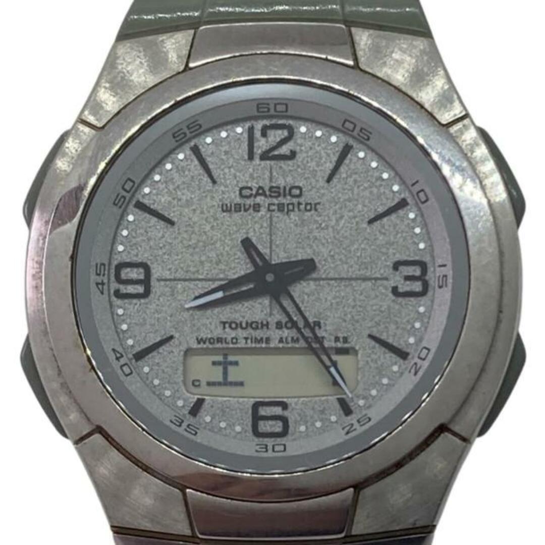 CASIO(カシオ)のCASIO(カシオ) 腕時計 wave ceptor(ウェーブセプター) WVH-100J メンズ タフソーラー/電波 シルバー メンズの時計(その他)の商品写真
