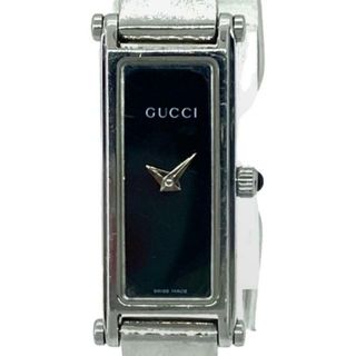 グッチ(Gucci)のGUCCI(グッチ) 腕時計美品  - 1500L レディース 黒(腕時計)