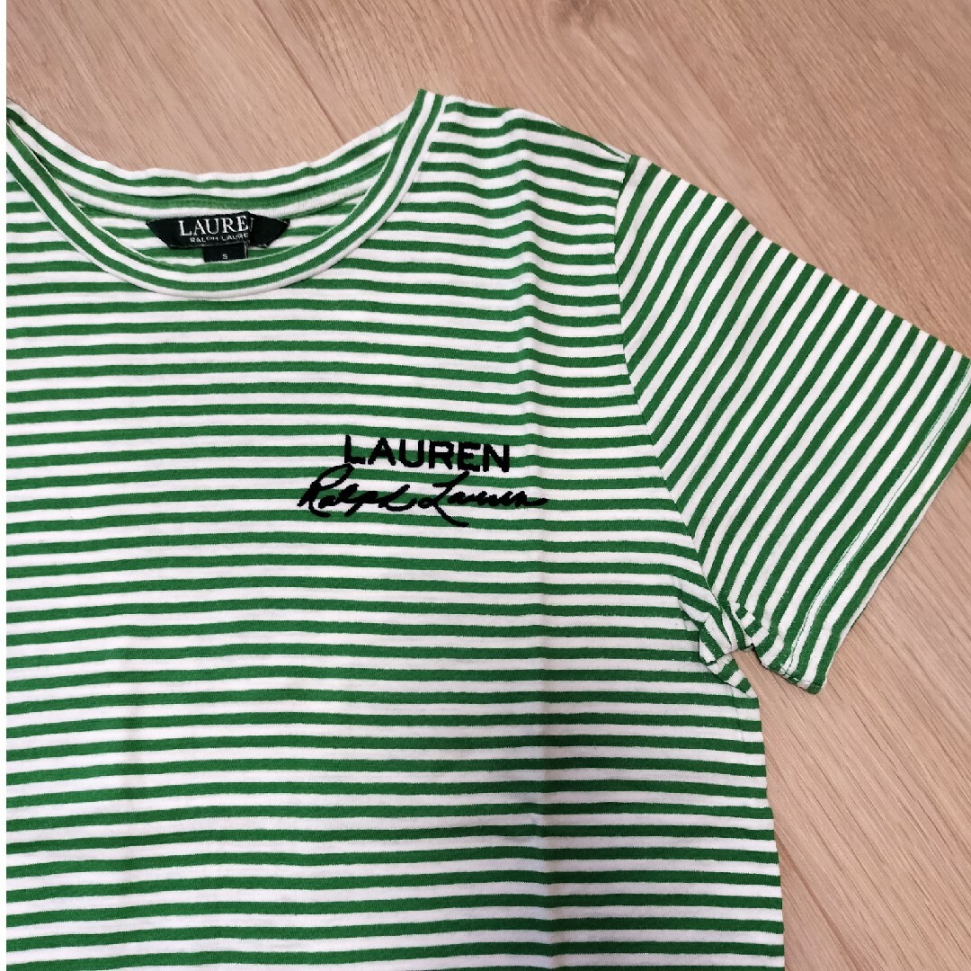 POLO RALPH LAUREN(ポロラルフローレン)のLAUREN by Ralph Lauren ボーダーTシャツ レディースのトップス(Tシャツ(半袖/袖なし))の商品写真