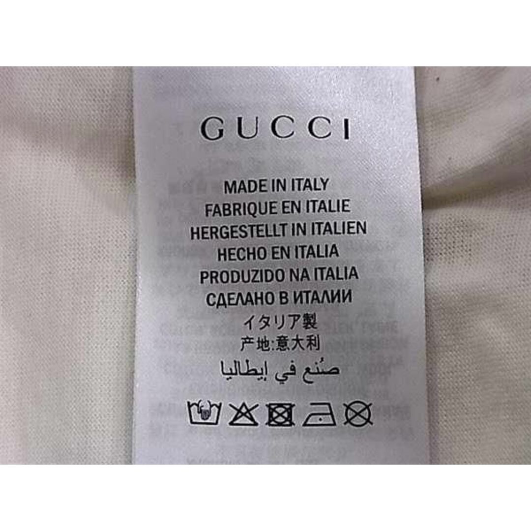 Gucci(グッチ)の■新品同様■ GUCCI グッチ HOLLY WOOD コットン100％ 半袖 Tシャツ トップス 洋服 メンズ レディース ホワイト系 FC3649  レディースのトップス(シャツ/ブラウス(半袖/袖なし))の商品写真