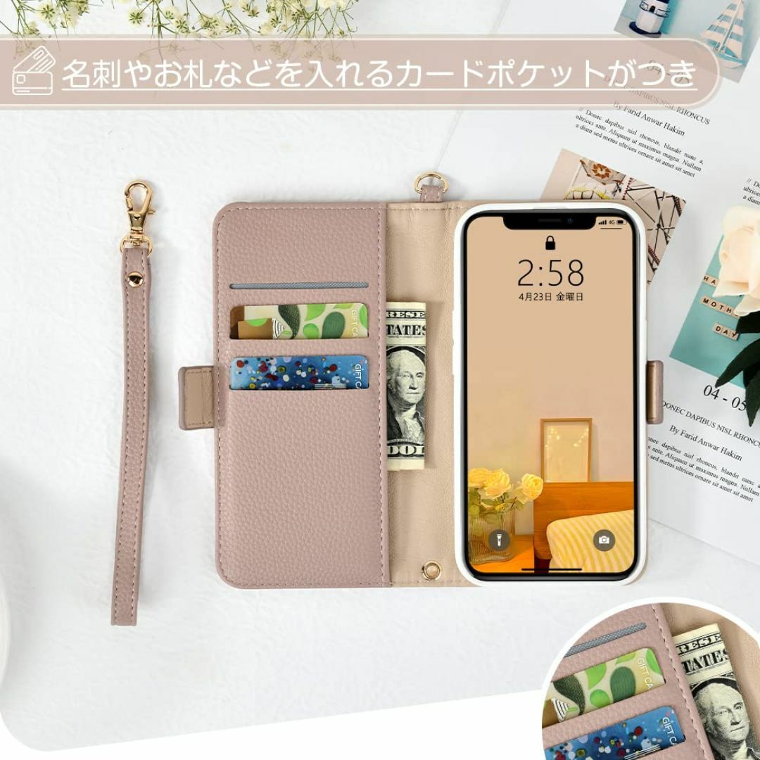 【サイズ:iPhone11(画面が6.1インチ)_色:アプリコットピンク】iPh スマホ/家電/カメラのスマホアクセサリー(その他)の商品写真