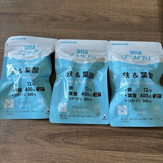 ユーハミカクトウ(UHA味覚糖)のUHA グミサプリ　鉄&葉酸(その他)
