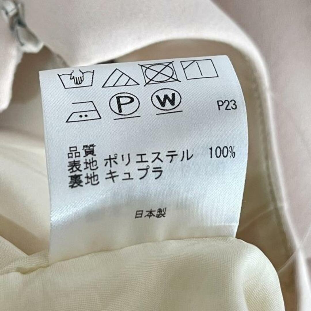 BEIGE,(ベイジ)のBEIGE(ベイジ) ワンピース サイズ4 XL レディース美品  - ピンクベージュ×黒 クルーネック/長袖/ロング レディースのワンピース(その他)の商品写真