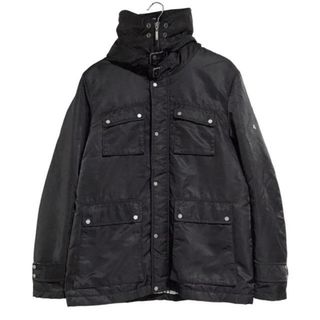 バーバリーブラックレーベル(BURBERRY BLACK LABEL)のBurberry Black Label(バーバリーブラックレーベル) ブルゾン サイズL レディース美品  - 黒 長袖/ジップアップ/中綿/秋/冬(ブルゾン)