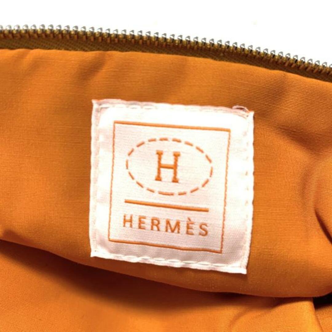 Hermes(エルメス)のHERMES(エルメス) ポーチ美品  ボリード ポーチ ミニミニ オークル キャンバス レディースのファッション小物(ポーチ)の商品写真