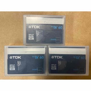 TDK MiniDV 60 ミニDV テープ　3本セット(ビデオカメラ)