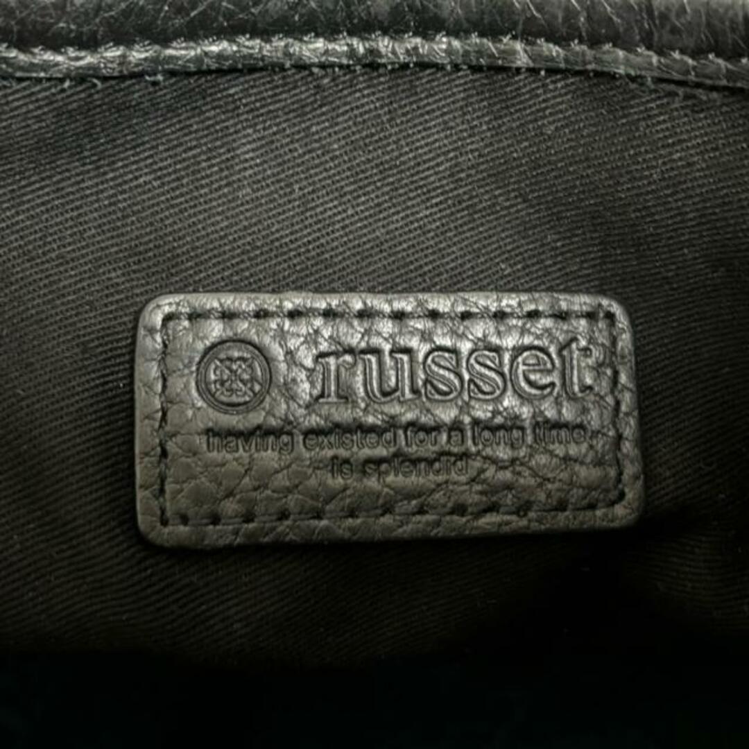 Russet(ラシット)のrusset(ラシット) ハンドバッグ - ダークグリーン×黒 ナイロンジャガード×レザー レディースのバッグ(ハンドバッグ)の商品写真