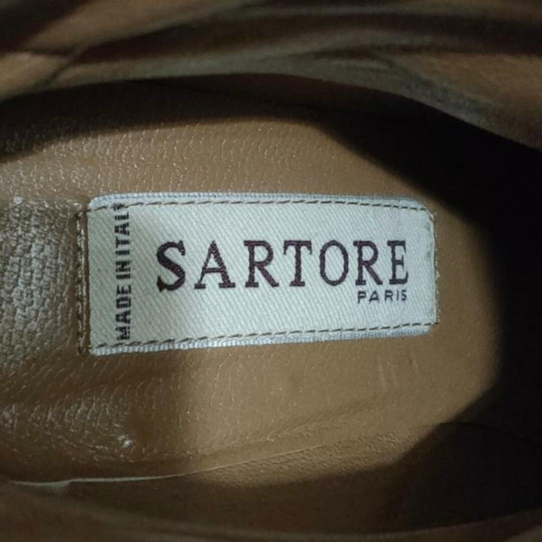 SARTORE(サルトル)のSARTORE(サルトル) ショートブーツ 35 レディース - 黒 レースアップ レザー レディースの靴/シューズ(ブーツ)の商品写真