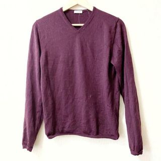 クルチアーニ(Cruciani)のCruciani(クルチアーニ) 長袖セーター サイズ46 XL レディース - ボルドー Vネック(ニット/セーター)