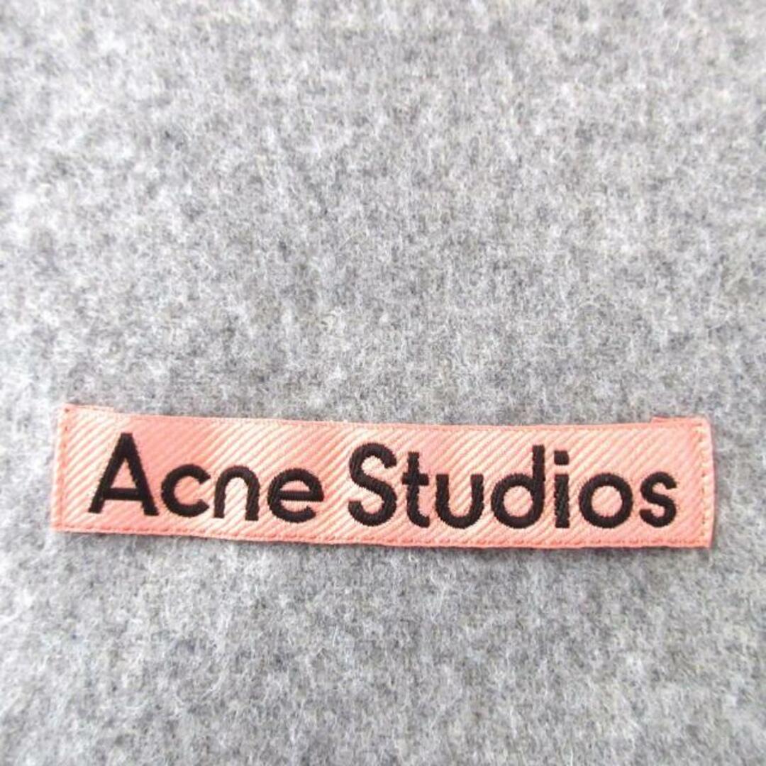 Acne Studios(アクネストゥディオズ)のACNE STUDIOS(アクネ ストゥディオズ) ストール(ショール)美品  - グレー ウール レディースのファッション小物(マフラー/ショール)の商品写真