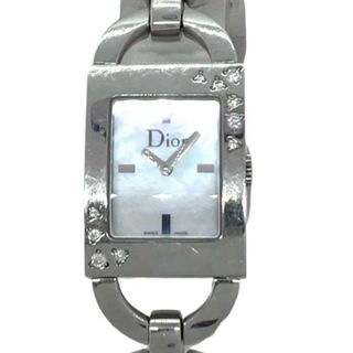 クリスチャンディオール(Christian Dior)のDIOR/ChristianDior(ディオール) 腕時計 マリススクエア D78-1091 レディース ホワイトシェル(腕時計)