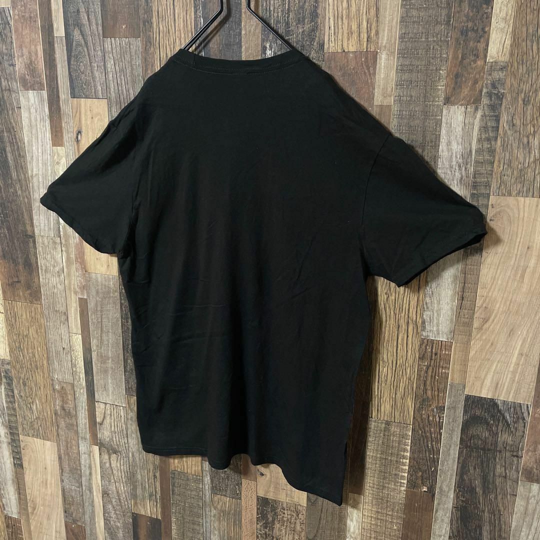 ブラック メンズ プリント L USA古着 90s 半袖 Tシャツ メンズのトップス(Tシャツ/カットソー(半袖/袖なし))の商品写真
