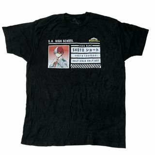 僕のヒーローアカデミア 半袖Tシャツ 轟焦凍 ヒロアカ キャラT マンガe83(Tシャツ/カットソー(半袖/袖なし))