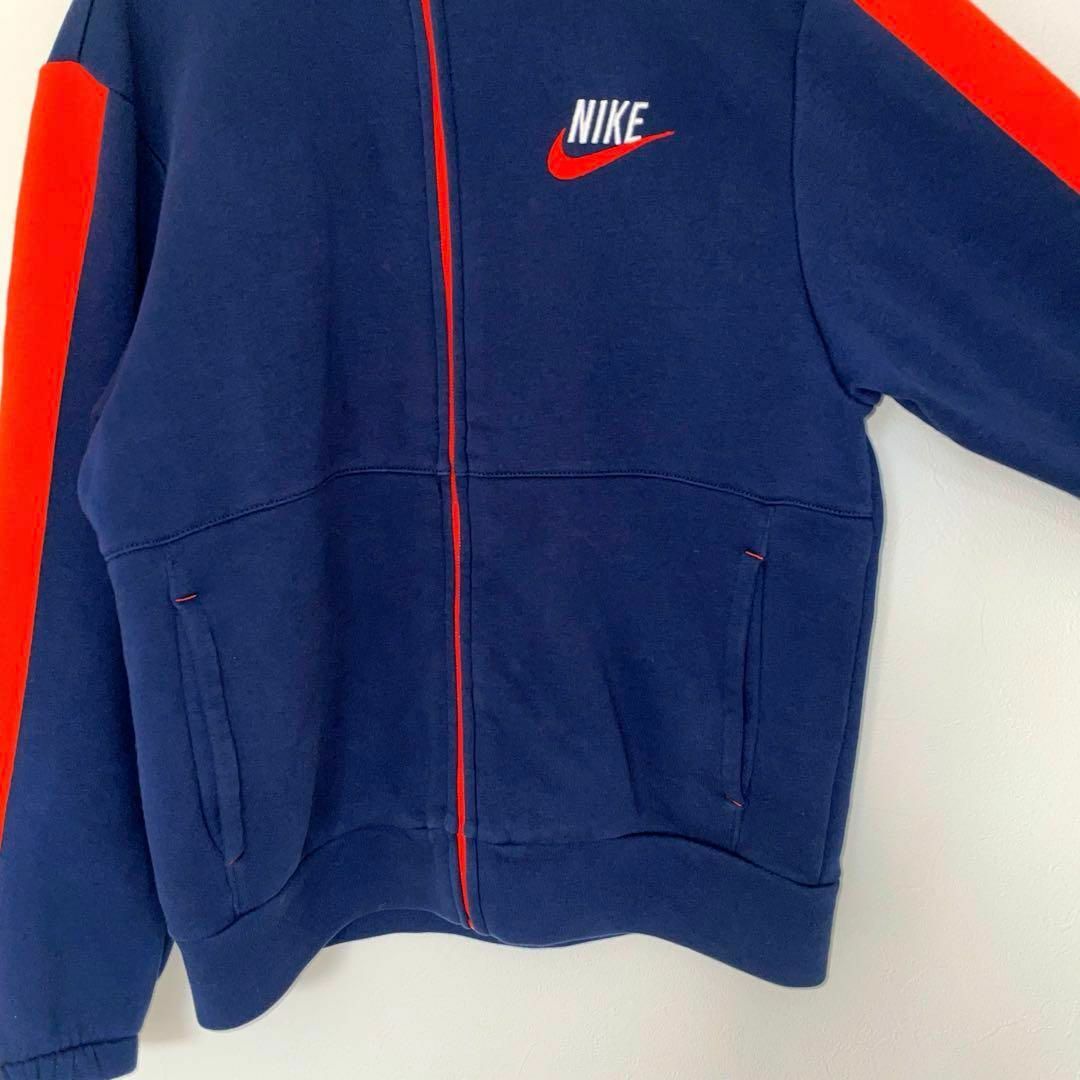 NIKE(ナイキ)の90s／NIKE／ナイキ／トラックジャケット／刺繍古着／ヴィンテージ／レトロ レディースのトップス(トレーナー/スウェット)の商品写真