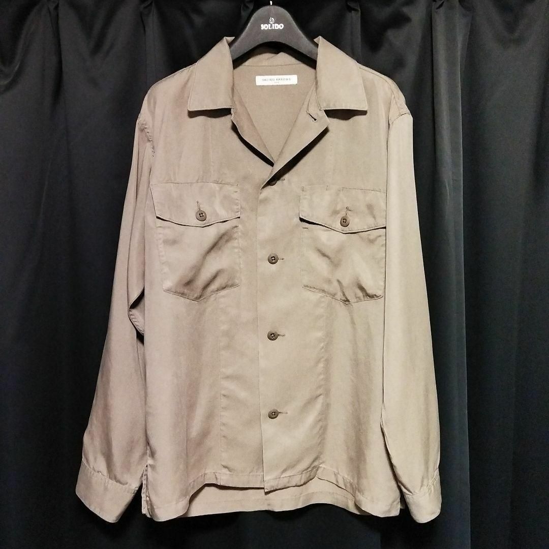 UNITED ARROWS(ユナイテッドアローズ)の【 BEIGE 】S LYCL/TIL MIL CPO シャツジャケット メンズのトップス(シャツ)の商品写真