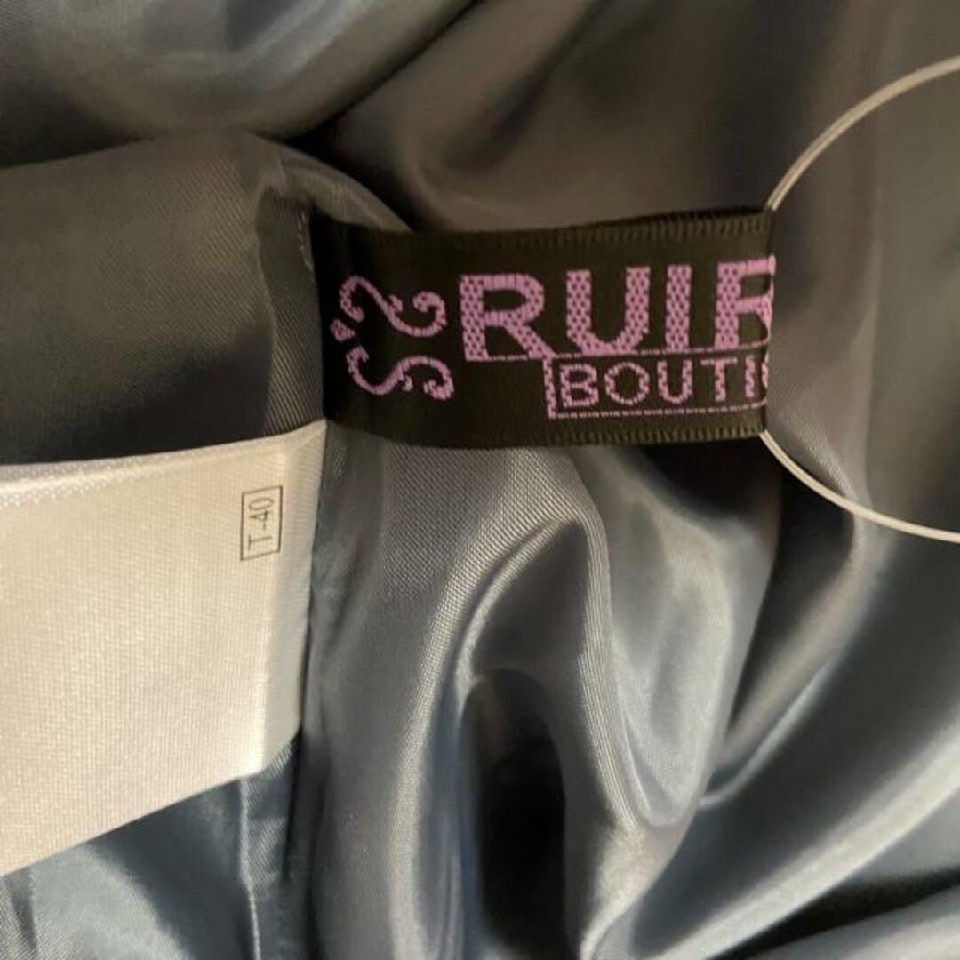 RUIRUE BOUTIQUE(ルイルエブティック) コート サイズL レディース美品  - ブルーグレー 長袖/ジップアップ/春/秋 レディースのジャケット/アウター(その他)の商品写真