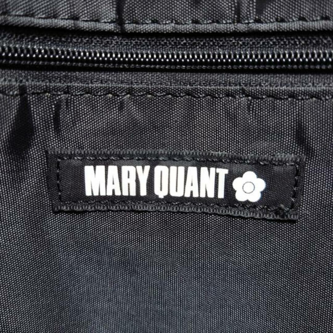 MARY QUANT(マリークワント)のMARY QUANT(マリークワント) リュックサック - 黒 フラワー(花)/2way ナイロン×合皮 レディースのバッグ(リュック/バックパック)の商品写真