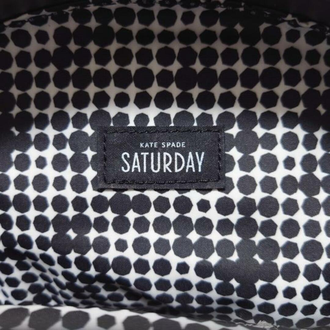 KATE SPADE SATURDAY(ケイトスペードサタデー)のKATE SPADE SATURDAY(ケイトスペードサタデー) ハンドバッグ - ダークグレー×黒 キャンバス×レザー レディースのバッグ(ハンドバッグ)の商品写真