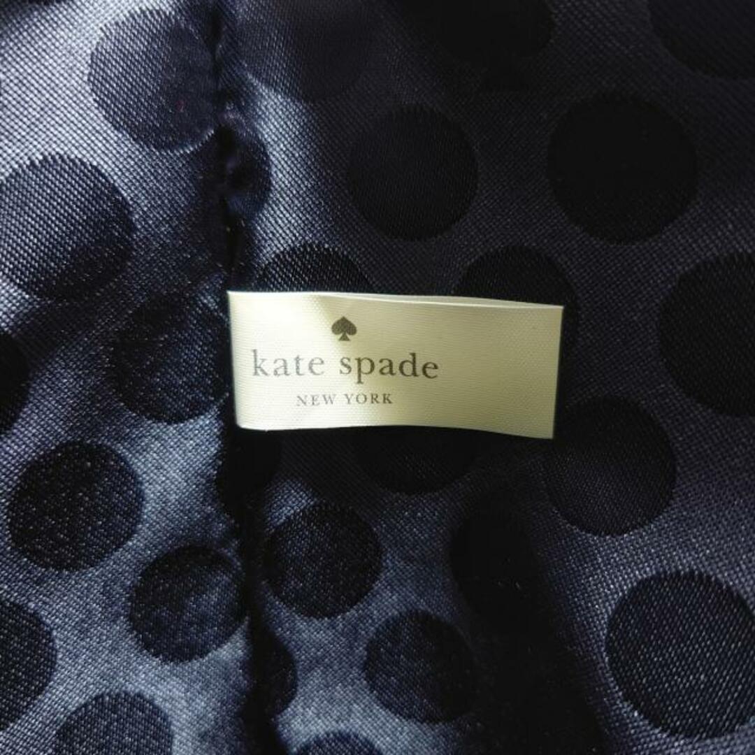 kate spade new york(ケイトスペードニューヨーク)のKate spade(ケイトスペード) トートバッグ - PXRU4460 ベージュ×黒×ダークブラウン 化学繊維×エナメル（レザー） レディースのバッグ(トートバッグ)の商品写真