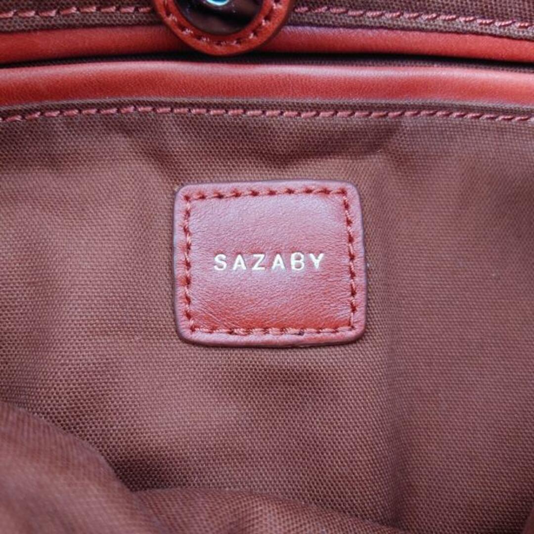 SAZABY(サザビー)のSAZABY(サザビー) トートバッグ - ボルドー パンチング レザー レディースのバッグ(トートバッグ)の商品写真