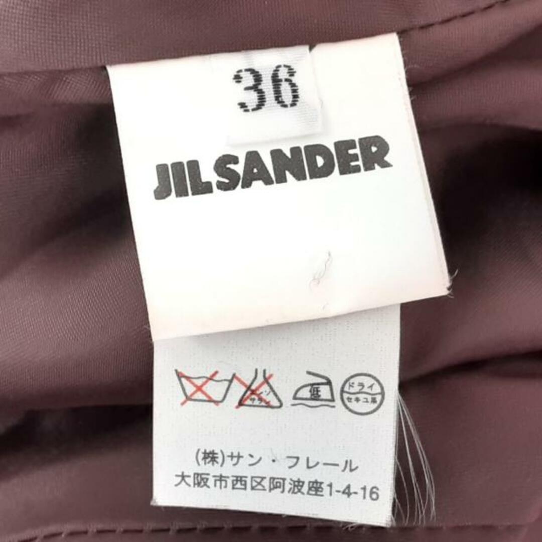Jil Sander(ジルサンダー)のJILSANDER(ジルサンダー) コート サイズ36 S レディース美品  - ボルドー 長袖/秋/冬 レディースのジャケット/アウター(その他)の商品写真
