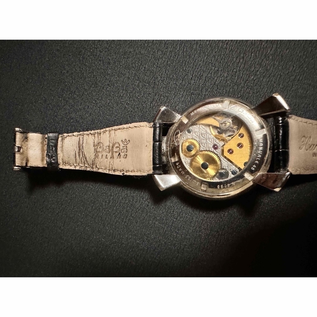GaGa MILANO(ガガミラノ)のガガミラノ　MANUALE 48MM GAGA MILANO ブレスレット　付き メンズの時計(腕時計(アナログ))の商品写真