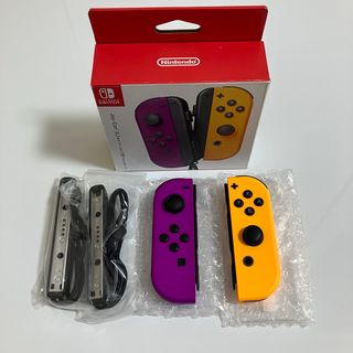 ニンテンドースイッチ(Nintendo Switch)のJoy-Con (L) ネオンパープル / (R) ネオンオレンジ(その他)