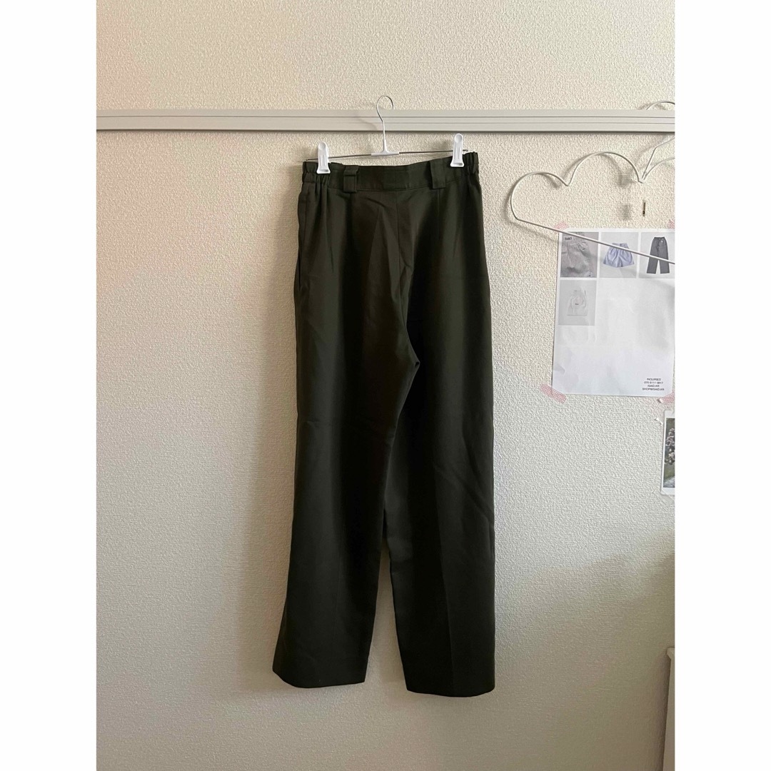 VINTAGE(ヴィンテージ)のvintage tuck pants KHAKI レディースのパンツ(カジュアルパンツ)の商品写真