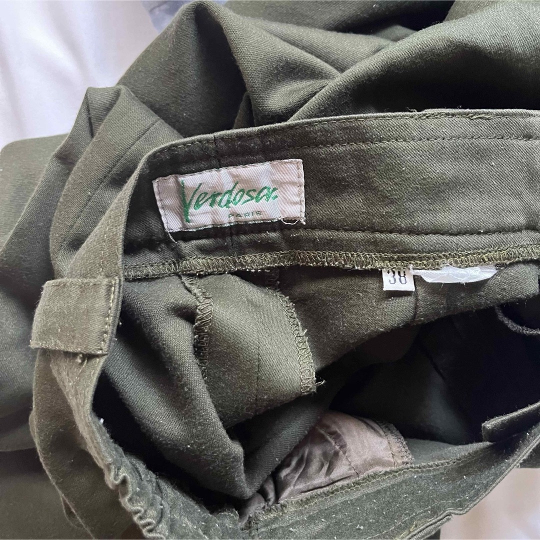 VINTAGE(ヴィンテージ)のvintage tuck pants KHAKI レディースのパンツ(カジュアルパンツ)の商品写真