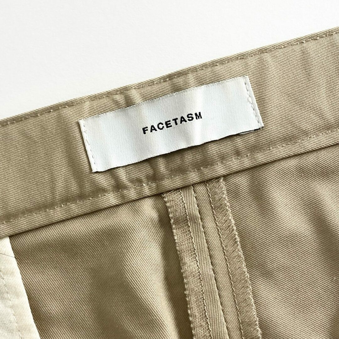 FACETASM(ファセッタズム)の57e11 FACETASM ファセッタズム BMX CUT OFF CHINO PANTS カットオフ チノパンツ ボトムス MRC-PT-M02 3 ベージュ コットン 日本製 メンズのパンツ(チノパン)の商品写真