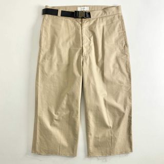 ファセッタズム(FACETASM)の57e11 FACETASM ファセッタズム BMX CUT OFF CHINO PANTS カットオフ チノパンツ ボトムス MRC-PT-M02 3 ベージュ コットン 日本製(チノパン)