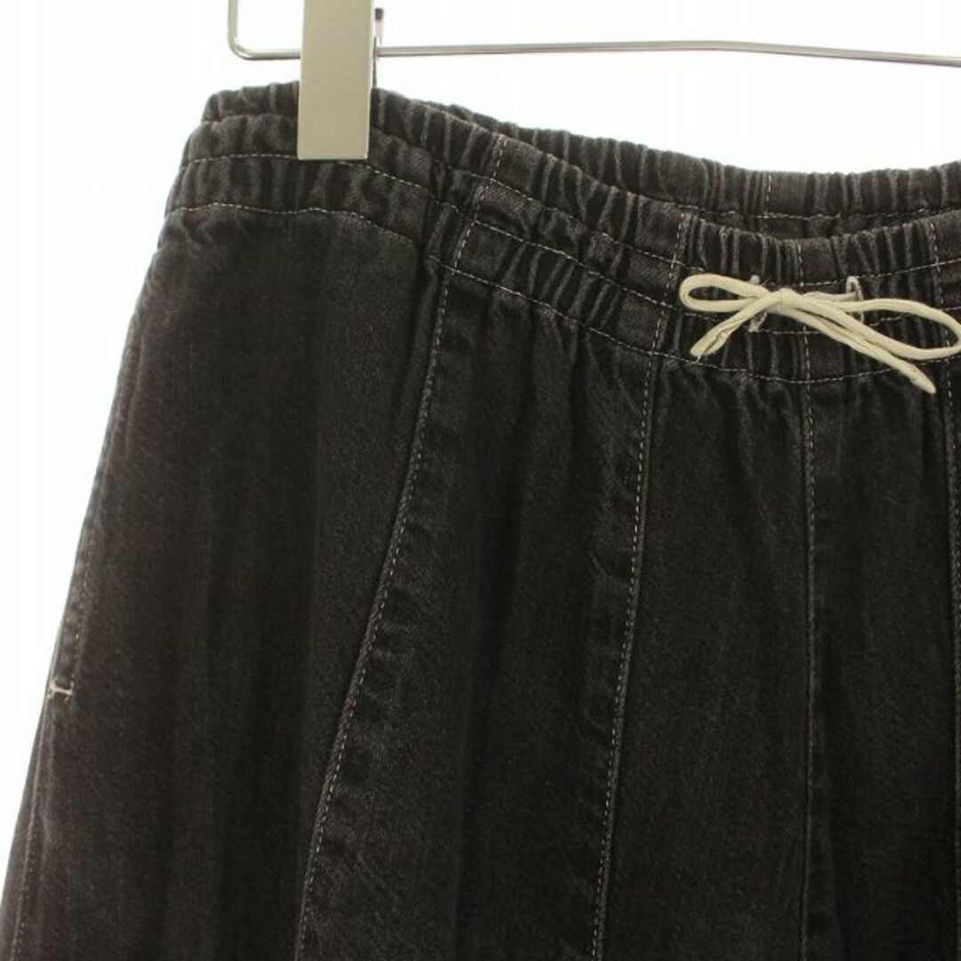 Needles(ニードルス)のNeedles H.D. Pant 6オンスデニム ヒザデルパンツ 2 M 黒 メンズのパンツ(デニム/ジーンズ)の商品写真